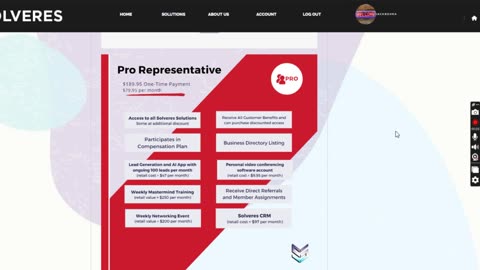 PRO REPRESENTATIVE PACKAGE & MEMBERSHIP