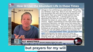 How to live the abundant life in these times