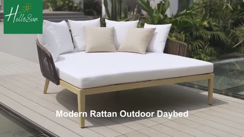 🥰Elevate Your Outdoor Retreat with Comfort Bliss Outdoor Rattan Sofa Set🌸