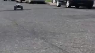 Random video of a Traxxas R/C truck