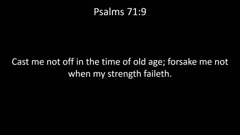 KJV Bible Psalms Chapter 71