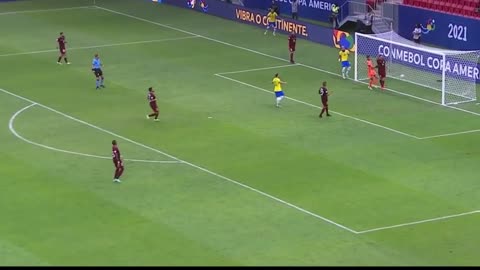 Neymar Jr Assist vs Vanezuela Copa America 2021
