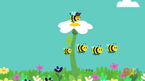 The Bees Go Buzzing | Kids Song | Super Simple Songs