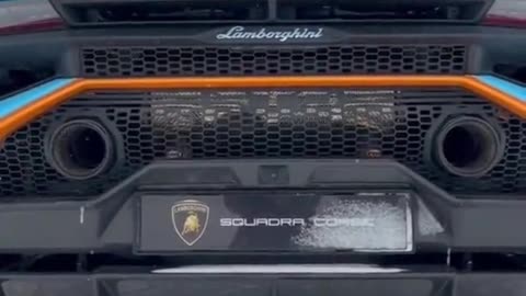 Lamborghini and Snow