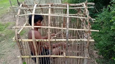 Primitive Building : Make Build a chicken house