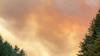 Wildfire Smoke Eerily Fills Sky