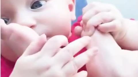 Funny Baby Videos playing # Short