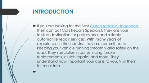 Get The Best Clutch Repair in Horsenden.