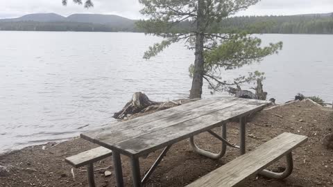 Backcountry Campsite #4, BEST SITE at Meditation Point – Timothy Lake – Mount Hood – Oregon