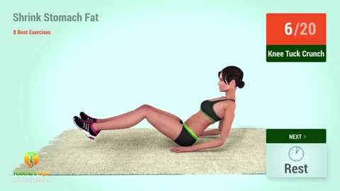 8 Best Exercises To Shrink Stomach Fat Fast