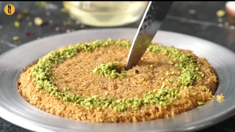 Kunafa with Pheni - Without oven Recipe By Food Fusion (Ramzan Special)