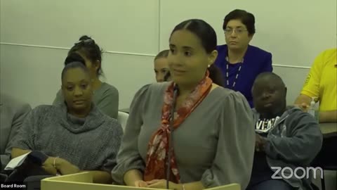 Alejandra Gutierrez at SBUSD 5/24 SB City Council member speaks in support of Women of Color