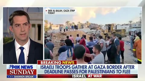 Sen. Tom Cotton: "Hamas is responsible for the suffering in Gaza."