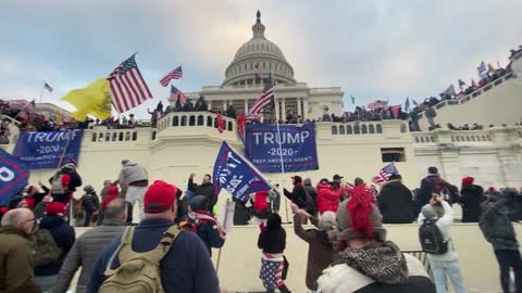 Star spangled banner at Capitol