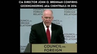 CIA Director John O. Brennan Confirms GeoEngineering aka Chemtrails in 2016