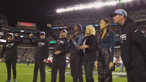 EAGLES Fans Give First Lady Jill Biden an ICE COLD Reception (VIDEO)