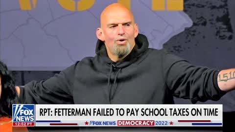 Fox News: Fetterman He Refused To Pay His Own Taxes For Years