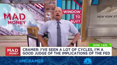 Jim Cramer warns investors not to miss their window to buy stocks.