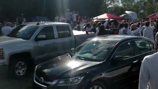 Helicopter Tries to Break up Tailgate Party