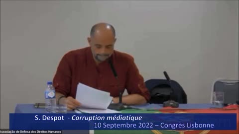 Intervention de Slobodan Despot au Symposium de Lisbonne sur la Corruption dans la crise du Covid