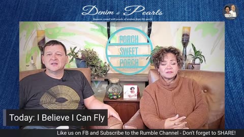 I Believe I Can Fly - Denim and Pearls 0915