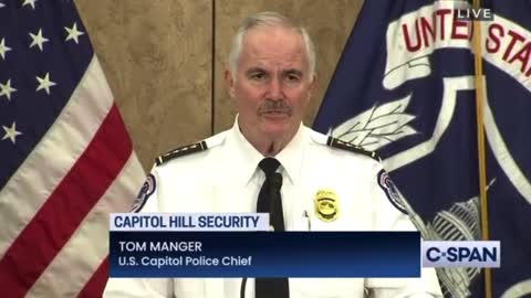 Hack Reporter Asks DC Capitol Police Chief About Trump's Rhetoric Before Sat. Protest