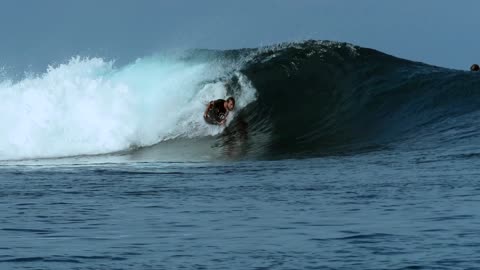 Bodyboarding in the Mentawai Islands, Indonesia