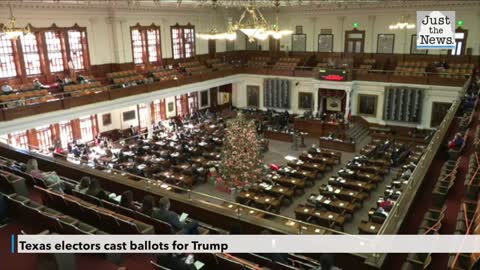 Texas electors cast ballots for Trump
