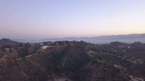 Hollywood Hills Early Morning | Sieve Aeronautical Imaging