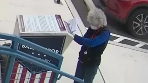 Pennsylvania: Ballot Trafficker Breaking Up Pile of Harvested Ballots To Stuff Them Into Drop Box
