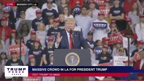 President Trump in Bossier City, LA