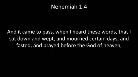 KJV Bible Nehemiah Chapter 1