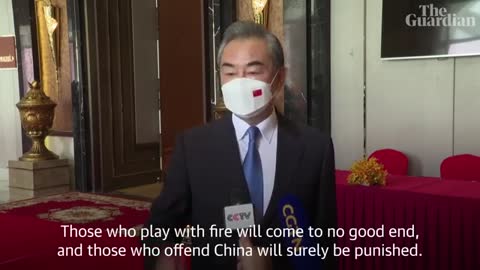 Chinese foreign minister on Pelosi's Taiwan visit_ 'Outright farce'
