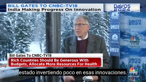 Bill Gates en la cumbre de Davos del WEF, anuncia con entusiasmo todas las nuevas vacunas
