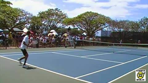 Brandon Lee vs. Marcel Chan FINALS HIGHLIGHTS - HHSAA State Tennis Championships 2012