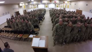 Heartwarming: US Soldiers Sing Praises to Jesus!