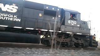 Trains in Detroit, Michigan USA