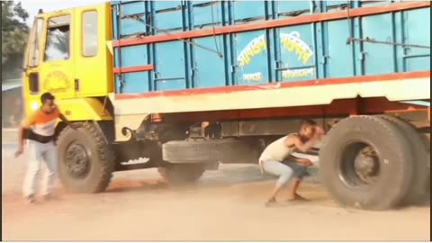 Tire Puncture Prank