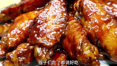 This is the authentic recipe of "Cola chicken wings"