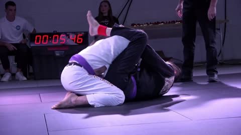 BJJ GI match 6 Purple betls