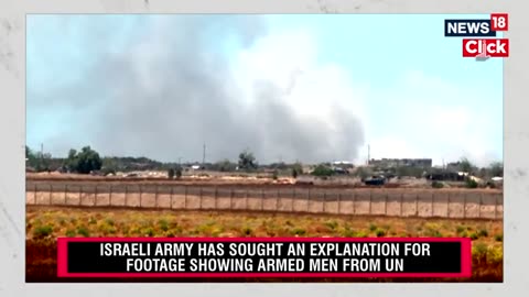 Israel Shows Footage Of Armed Men At UN Location In Gaza