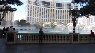 The fountains at the Bellagio.