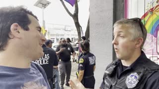 Satirist Alex Stein Confronts 'Drag Your Child to Pride' Event in Dallas in Shocking Video