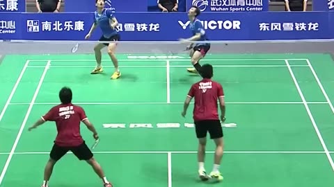 When you don't give up until the end in badminton