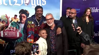 Snoop Dogg strolls purple carpet for his new film