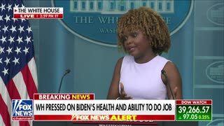 Karine Jean-Pierre grilled on whether the White House is hiding info about Biden's health