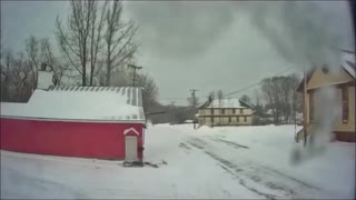 Maine Winter Storm Timelapse | 01/02/2021 | 12 Hours in 80 Seconds.