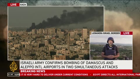 Israeli army confirms bombing of Damascus and Aleppo Intl Airports in two simultaneous attacks
