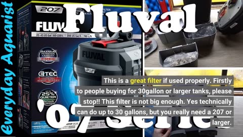 Fluval 107 Perfomance Canister Filter for Aquariums up-Overview