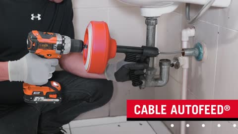 RIDGID Power Spin+ with AutoFeed - E-commerce